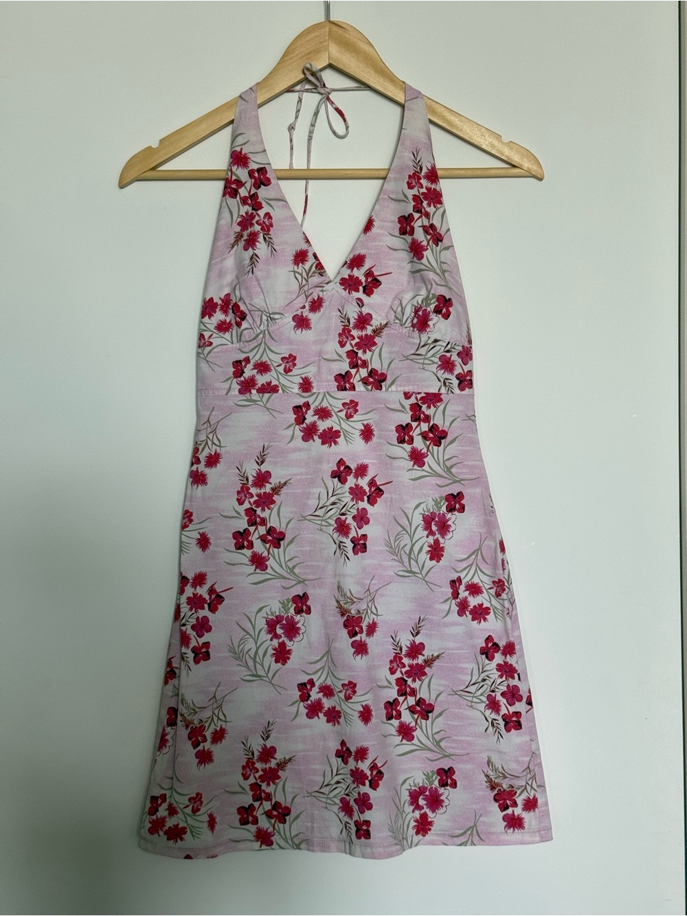 Flower Halter Dress